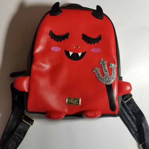 betsey johnson devil backpack